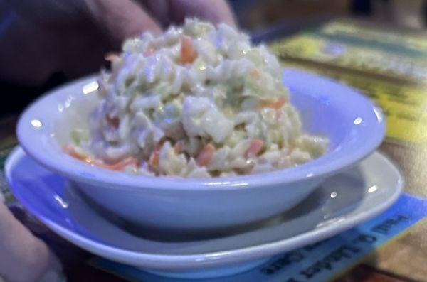 Cream, delicious, coleslaw.
