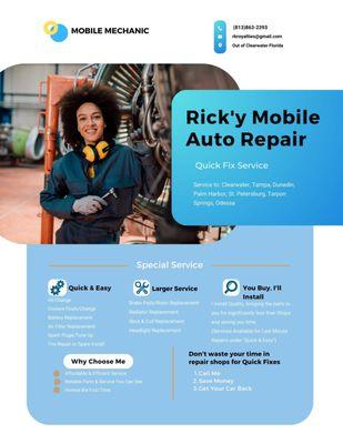 Ricky's Mobile Auto Repair