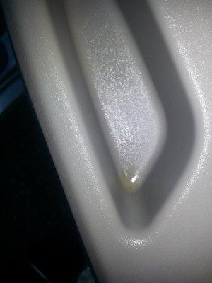 Shine on top of dirt