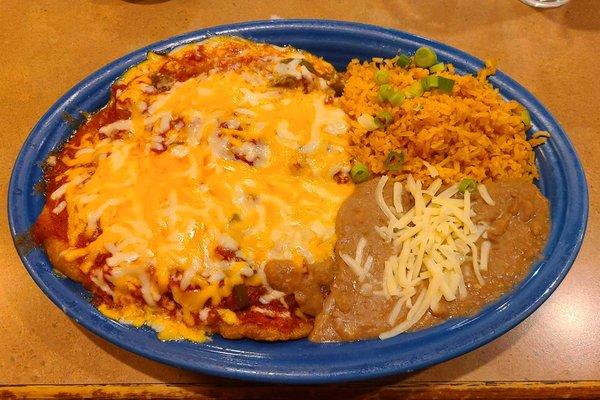 Chile Rellenos... good, and a huge meal!