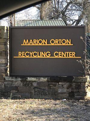City Of Fayetteville "Marion Orton Recycling Center"