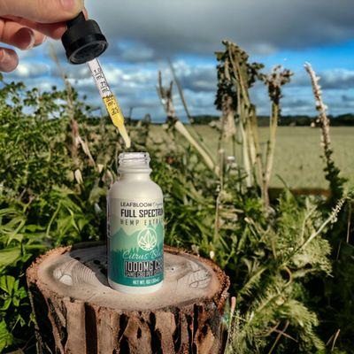 Leafbloom's Full-Spectrum CBD Tinctures are the best way to fight chronic pain from head to toe, 24/7! Stop in and learn more today