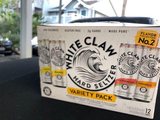White claw 2.0 is available here. you might want to call in advance to double check they have it in stock.