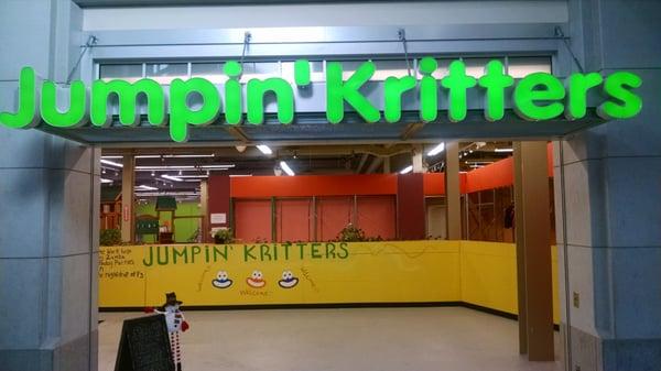 Lower level of the mall.