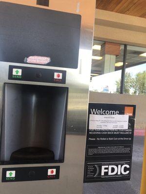 Lobby closed, use the tube