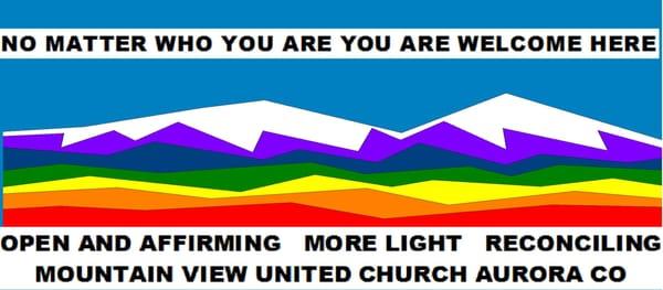 Banner Used when participating in parades/marches/public prayer vigils