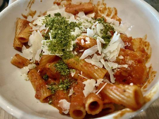 Rock Shrimp & Fennel Sausage Rigatoni
