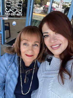 Myself and my stylist Nicky Garcia