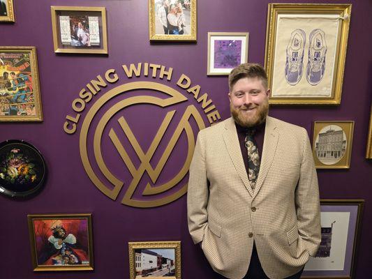 The wall was a fun way to show off a few of my favorite things and add some personality to the office.