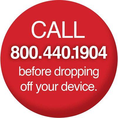 Please call before a free quote before dropping off your device.