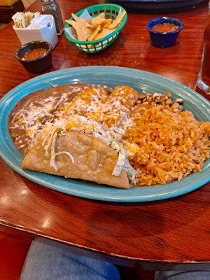 Enchiladas and Tacos Combo!