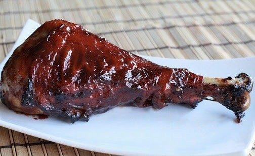 Slow Smoked Sweet BBQ Giant Turkey Leg, Fabians Surf Shack, Adventure Island, Tampa