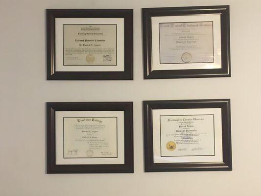 Cousin Pat Therapy Office - Education