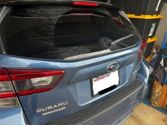 Car wash practically ignores the back of my car. Every time.