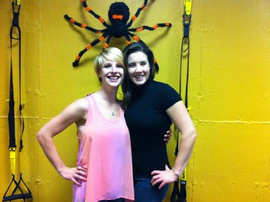 Grand opening party (pre-painting the studio) right before Halloween!