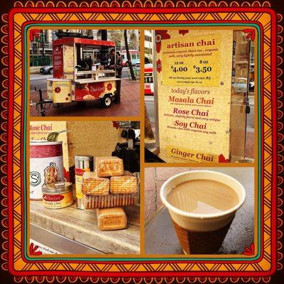 Montage of images from The Chai Cart