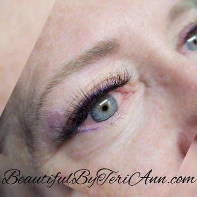 Brows, eyeliner, Lashes