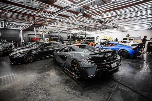 Our exotic fleet facility.