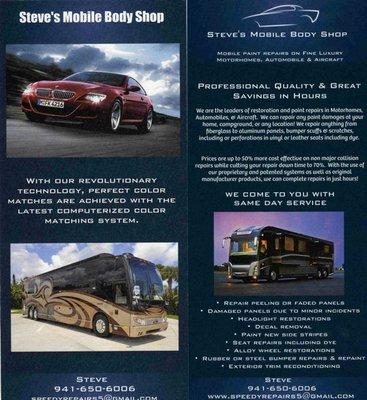 Steve's Mobile Body Shop