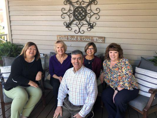 Celebrating birthdays with my wonderful team!