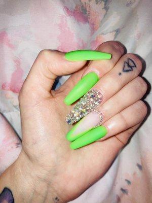 My beautiful nails done by Creative Nails and Spa!