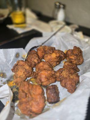 Boneless wings, mild