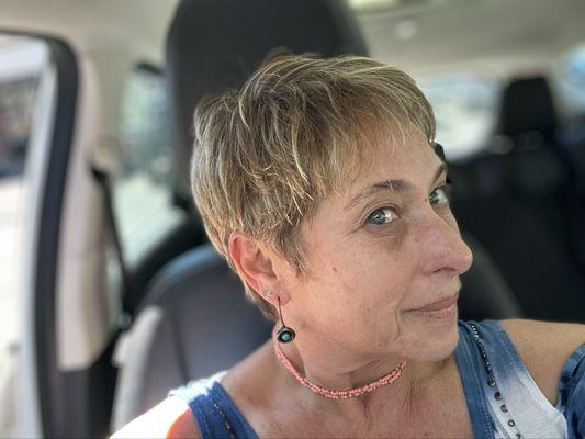 Me after a highlight procedure.