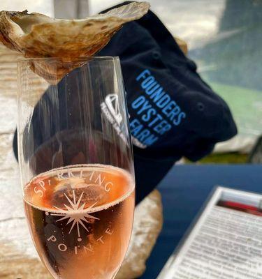 Sparkling Pointe Rosé and oysters! - 8/30/2024