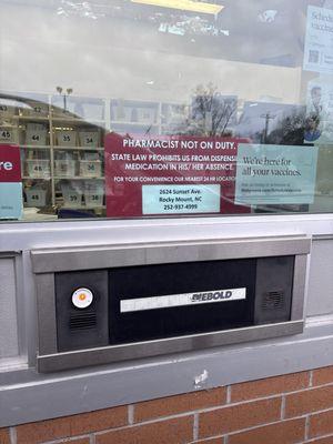 I was diagnosed with the flu. Went to Walgreens drive up and seen this.