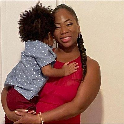 Simple ponytail for a wedding where I was a bridesmaid.