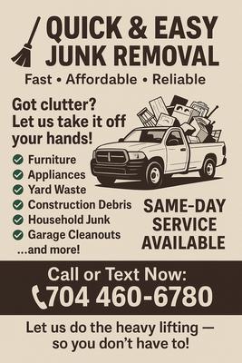 Junk and car hauling removal