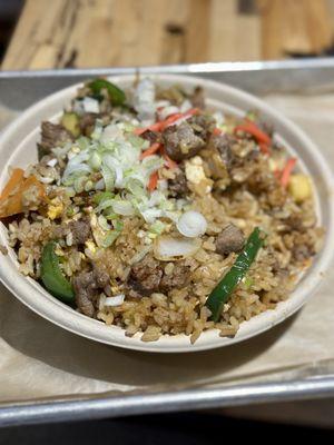Ny strip Hibachi Fried Rice