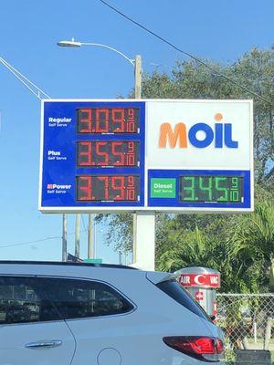 Prices today - cash or credit