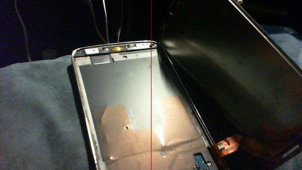 3) Screen just fell out