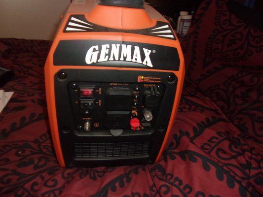 Gas powered GM1200i Portable power Generator. 1,000 Running Watts/1,200 Peak Watts. Brand new, only ran once to make sure it works. Very qui