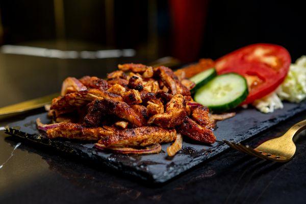 Chicken Suya grilled to perfection, a taste of tradition infused with bold African flavors.