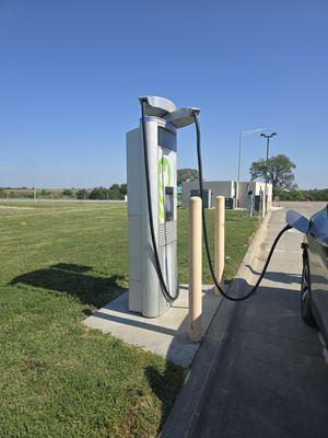 One of the two DC Fast charger