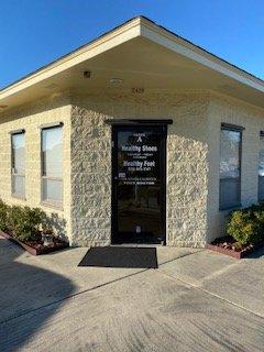 Main Front Entrance at the Corner of North Haalstead and West Commerce St
