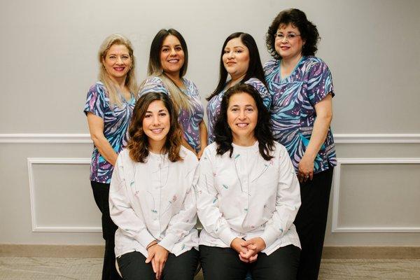 Dr. Barnes, Dr. DeRose and the DeRose Dental team.