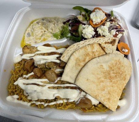 Chicken Kabob Plate