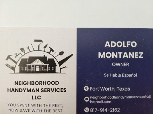 Neighborhood Handyman Services