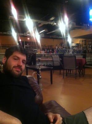 Chillin with hookah on Saturday night