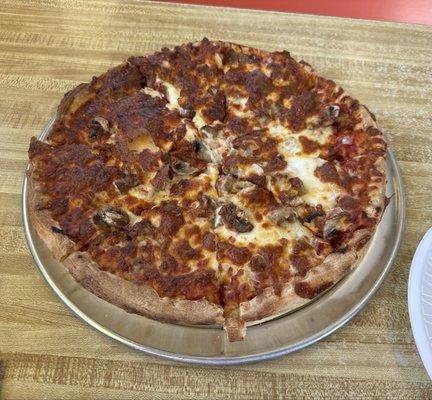 Supreme Pizza (minus olives)