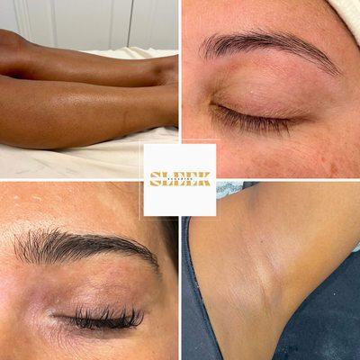 Examples of sugar hair removal