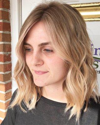 Balayage and babylights by Amber Lowery