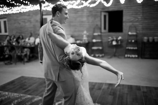 Laura would make us give her a quarter for my hand not being around his waist during my dip!