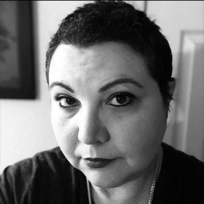 Some regrowth after I chopped all my hair off