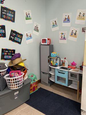 School age dramatic play center