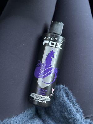 purple af arctic fox