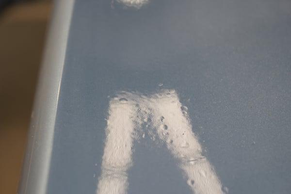 2 years for paint bubbles and rust!